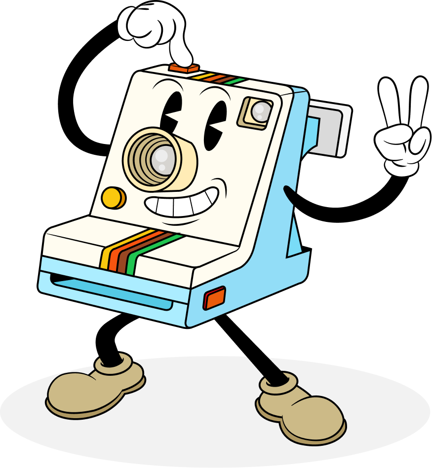 Snappy the camera mascot